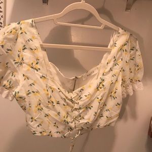 Bäcio floral woven top